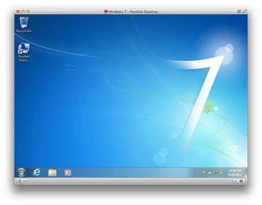 windows 7 for mac using parallels