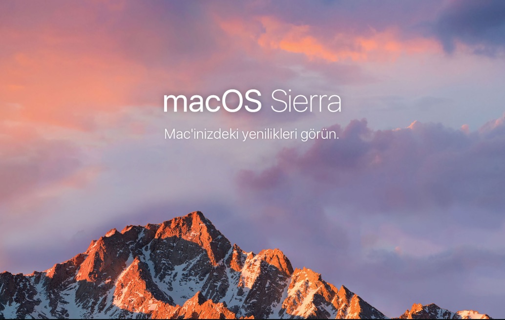 Mac os sierra yükleyici uygulaması indir