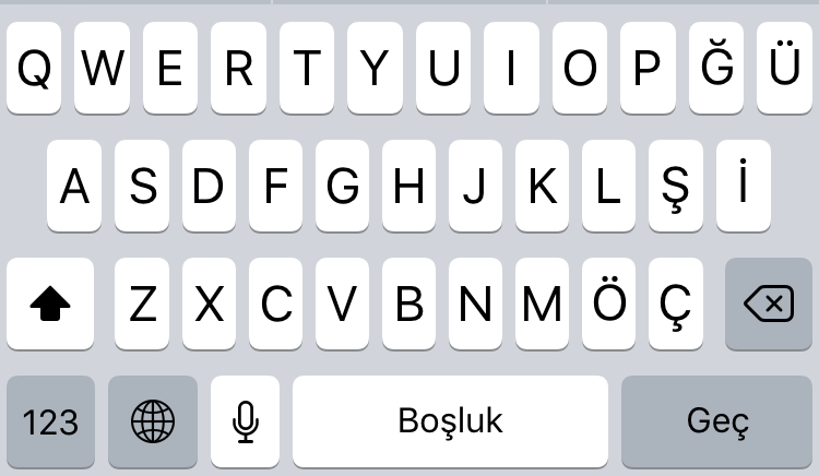 iPhone'da Türkçe klavye olsun ama tuşlar küçülmesin - Sihirli Elma