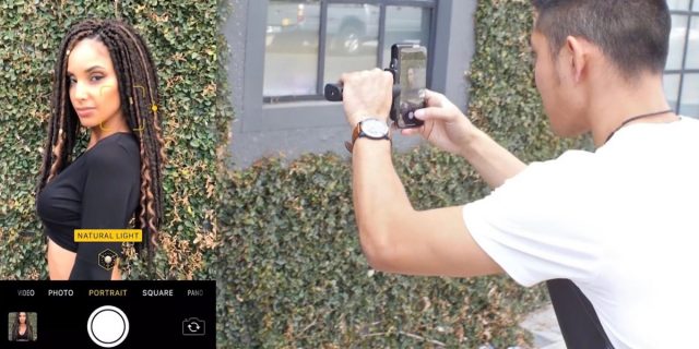 iPhone X portre aydınlatması