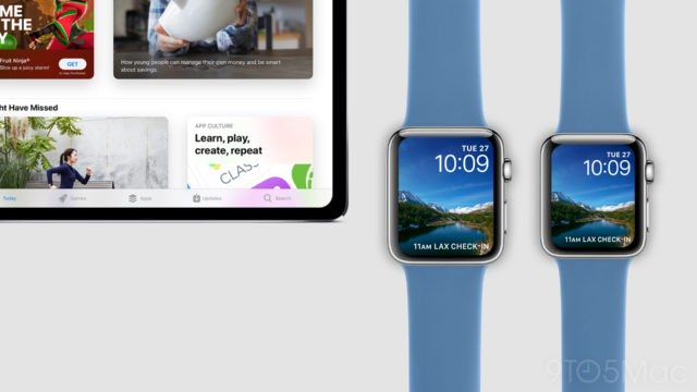 Apple Watch Series 4 ve 2018 iPad Pro