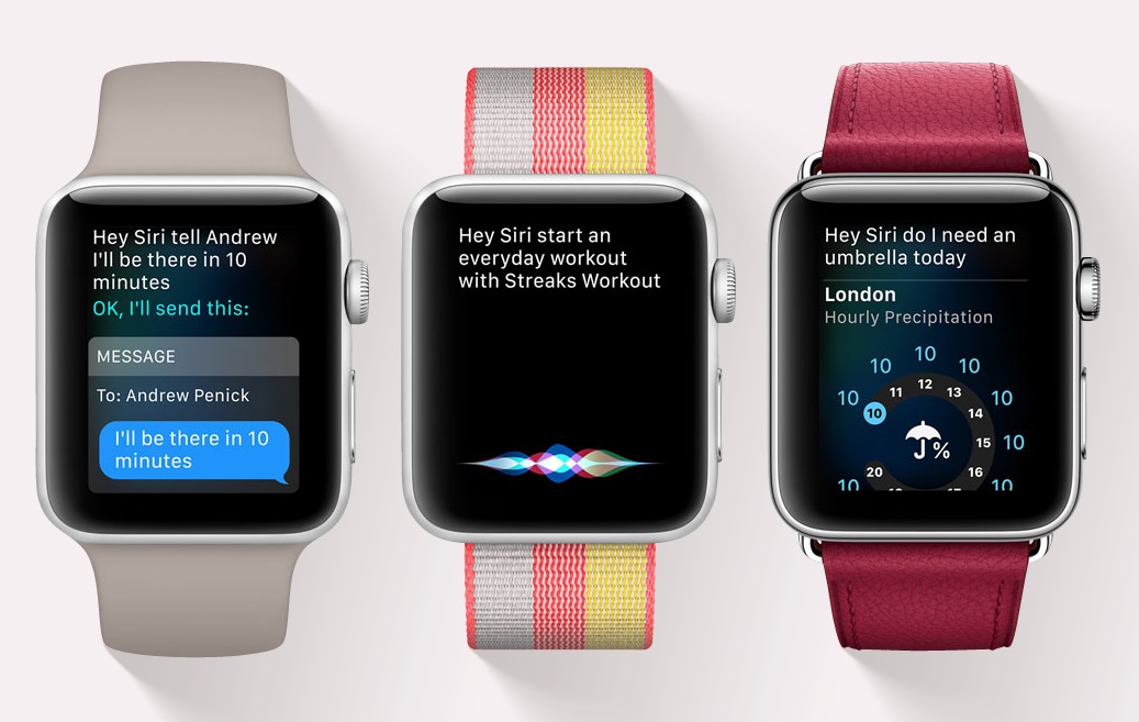 apple watch 3 siri