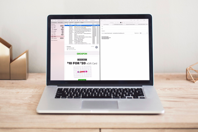 Mac Mail Uygulaması Split View Mac Mail Uygulaması Split View