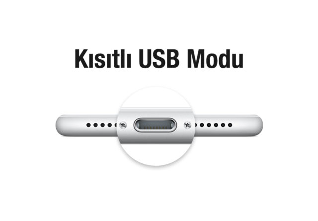 iOS Kısıtlı USB Modu iOS Kısıtlı USB Modu